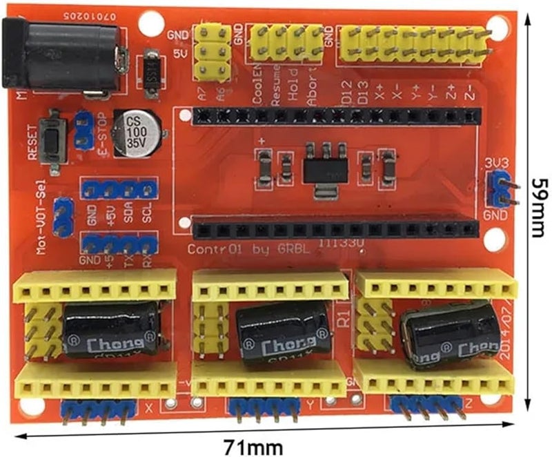 A4988 DRV8825 Stepper Motor Driver Shield V4 For UNO R3 Engraving Machine 3D Printer - Image 5